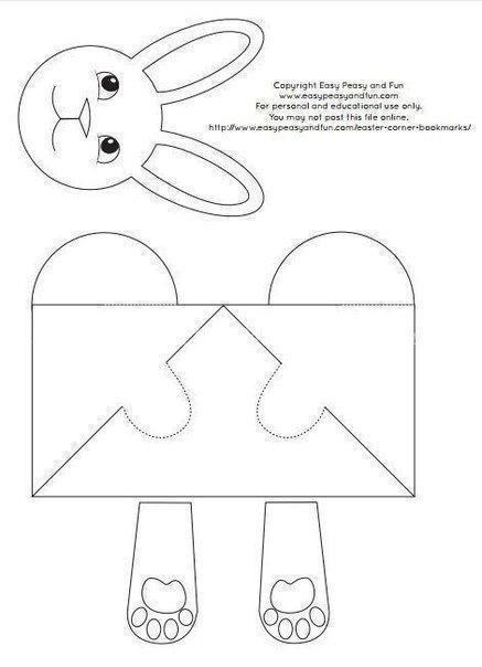 Закладки-уголки зайчик и цыпленок Закладки-уголки зайчик и цыпленок