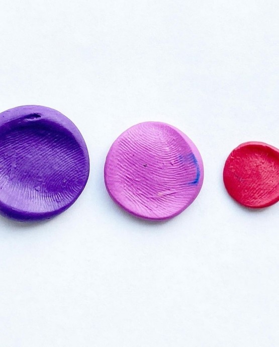 Цветочная картина из пластилина