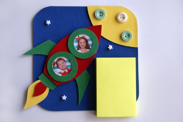 Фоторамка-магнит с блоком для записей Фоторамка-магнит с блоком для записей