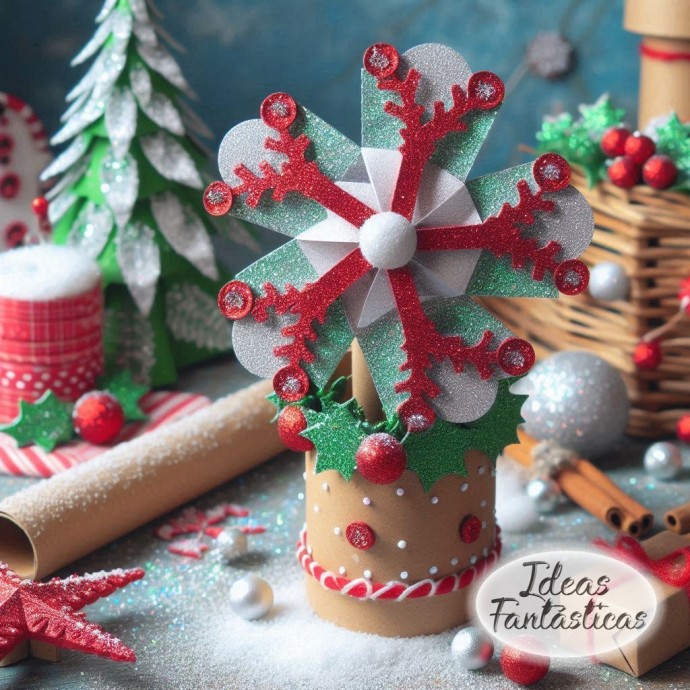 Новогодние поделки из втулок Новогодние поделки из втулок