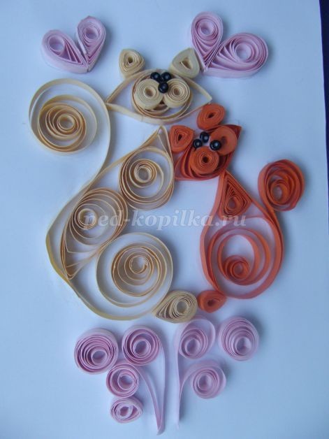 Открытка в технике квиллинг: мастер-класс, часть 2 Открытка в технике квиллинг: мастер-класс, часть 2