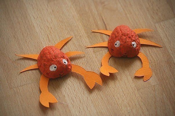 Поделки из скорлупы грецкого ореха