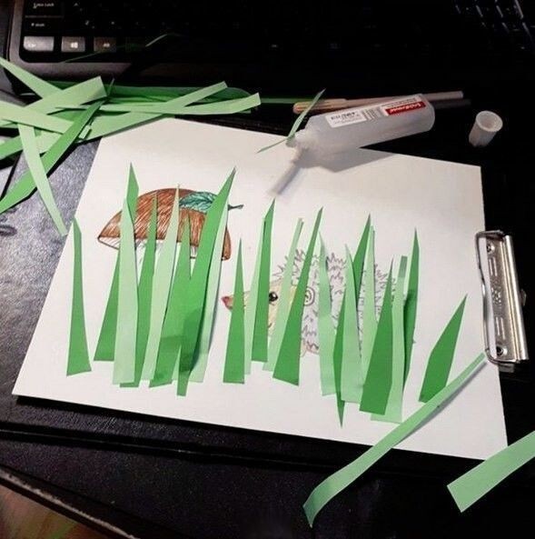 Спрятавшийся ёжик Спрятавшийся ёжик