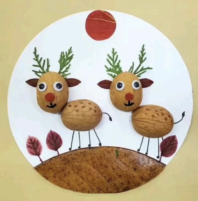 Веселые аппликации с осенними листиками Веселые аппликации с осенними листиками