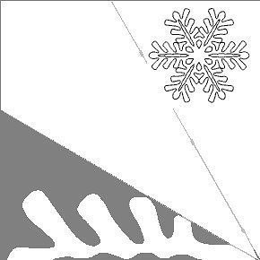 Вырезаем снежинки