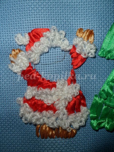 ​Вышиваем с детьми панно "Со старым Новым годом": часть 3