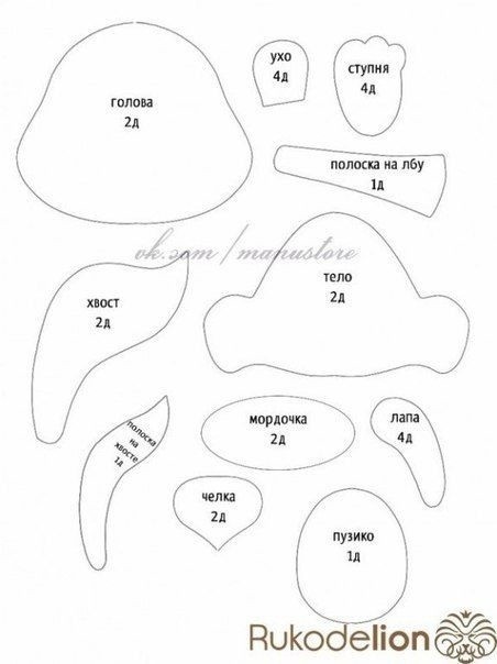 ​Игрушечки из фетра