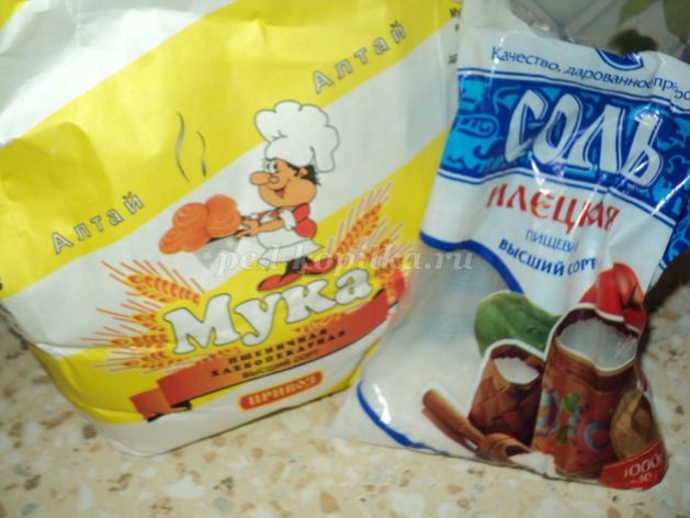 Лепка из солёного теста "Дары лета": часть 1