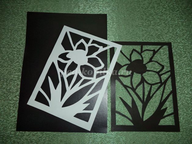 Бумажный витраж