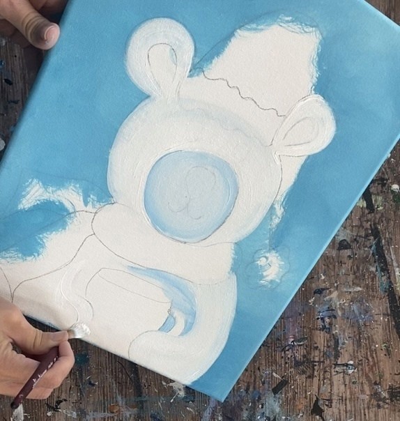 Мишка с чашкой чая Мишка с чашкой чая