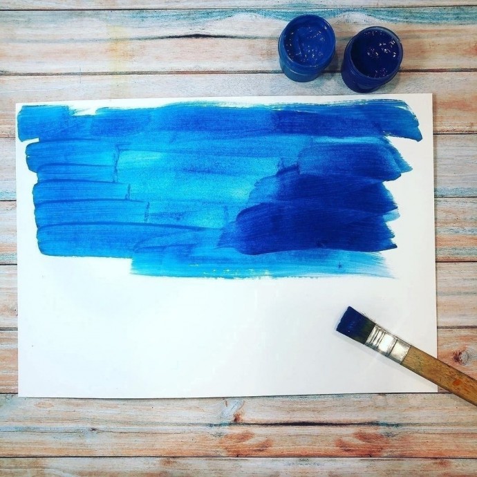 Рисуем зиму с яркими деревьями Рисуем зиму с яркими деревьями