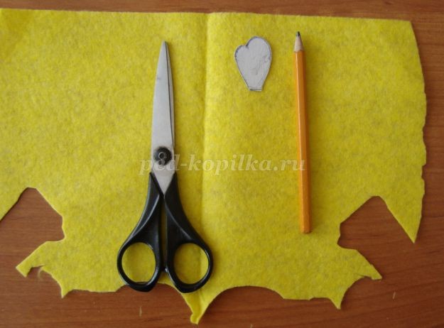 Цветы из фетра: часть 1