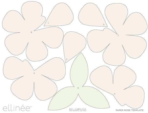 Милые цветочки из бумаги Милые цветочки из бумаги