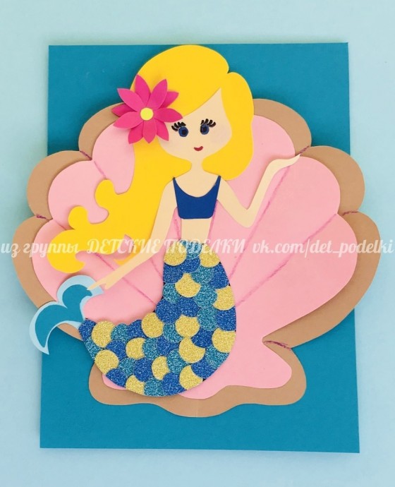 ​Русалочка в раковине