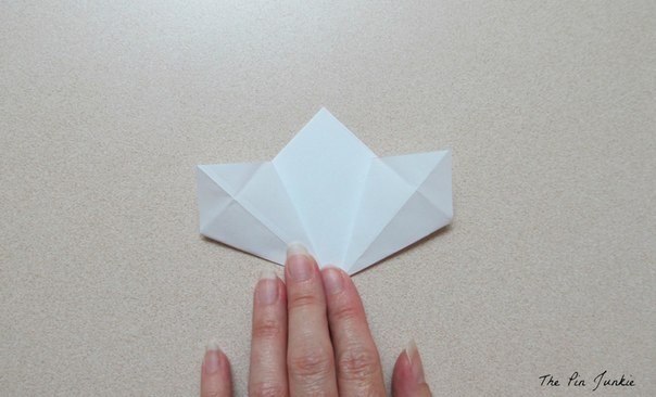 Букетик цветочков-оригами