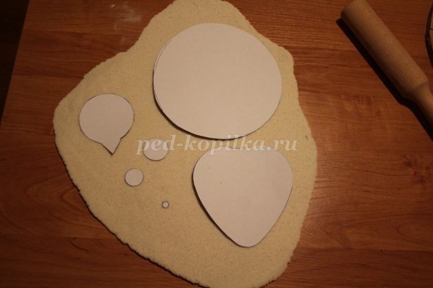 Рыбка из соленого теста