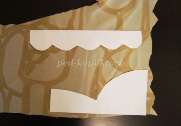 Фиалки из ткани Фиалки из ткани