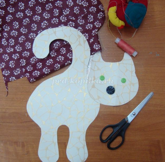 Мягкая игрушка "Кот": часть 1