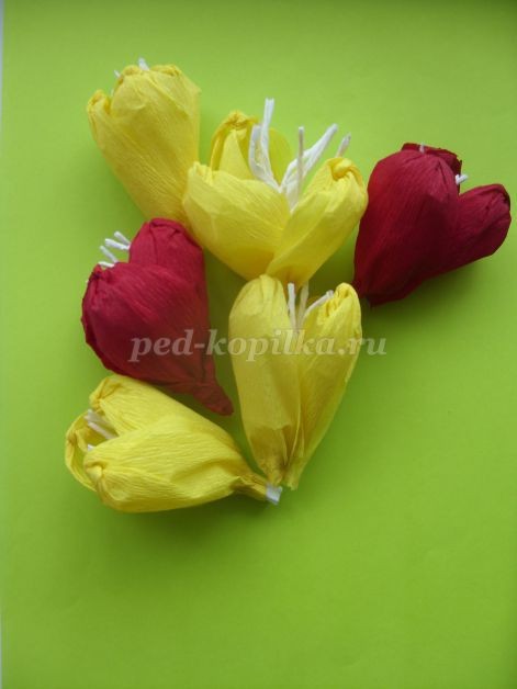 Корзина с крокусами: мастер-класс, часть 2