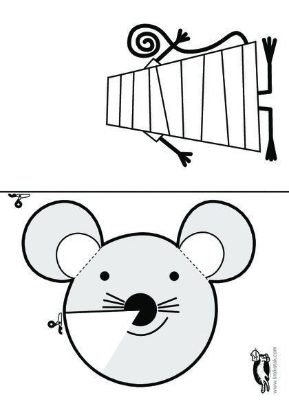 ​Мышки с объёмными мордочками