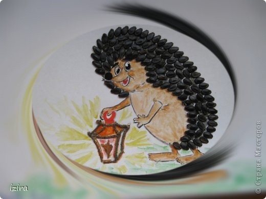 ​Идеи аппликаций из круп