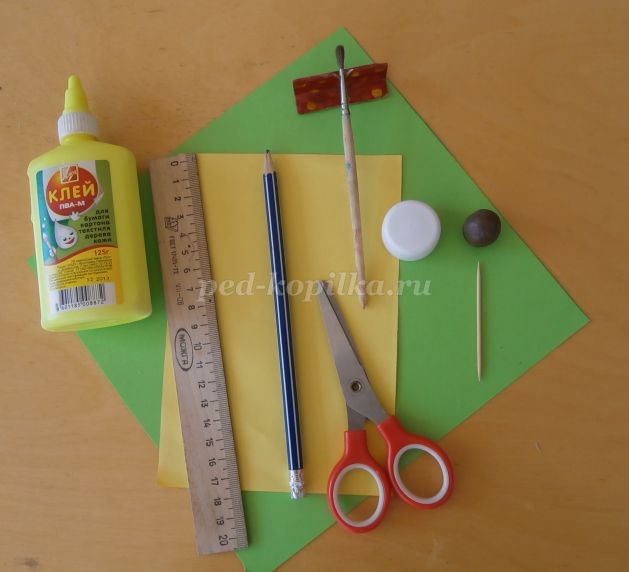 Кактус из бумажных полосок: часть 1 Кактус из бумажных полосок: часть 1