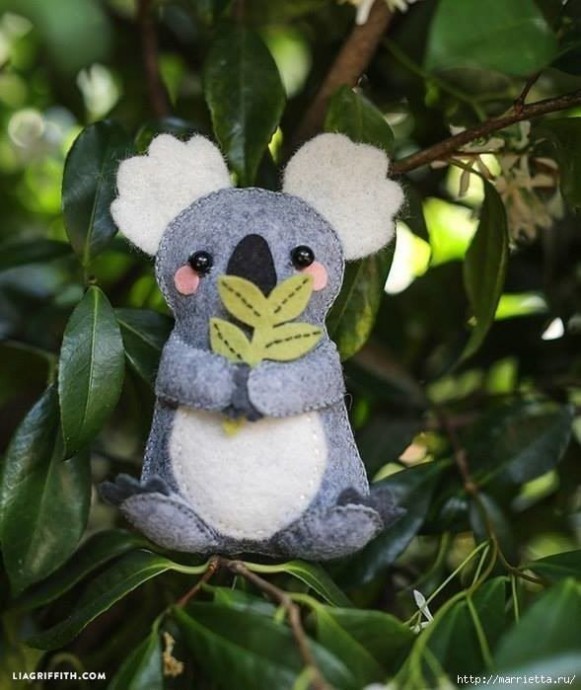 Коала из фетра Коала из фетра