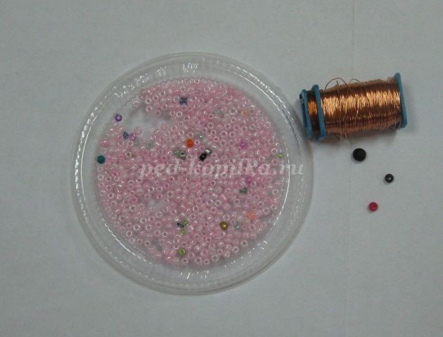 Мышонок из бисера пошагово Мышонок из бисера пошагово