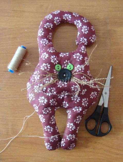 Мягкая игрушка "Кот": часть 2