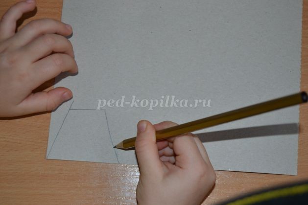 Снеговик из ватных дисков: часть 2