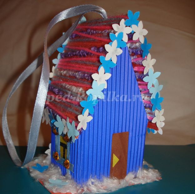 ​Игрушка пряничный домик: часть 2