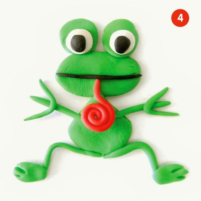Лягушонок из пластилина Лягушонок из пластилина