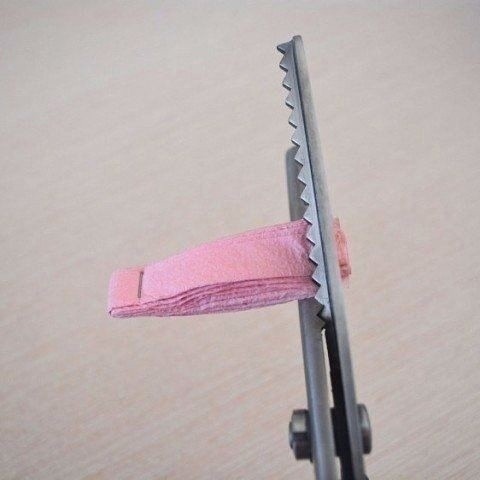 Объёмная цифра из салфеток Объёмная цифра из салфеток