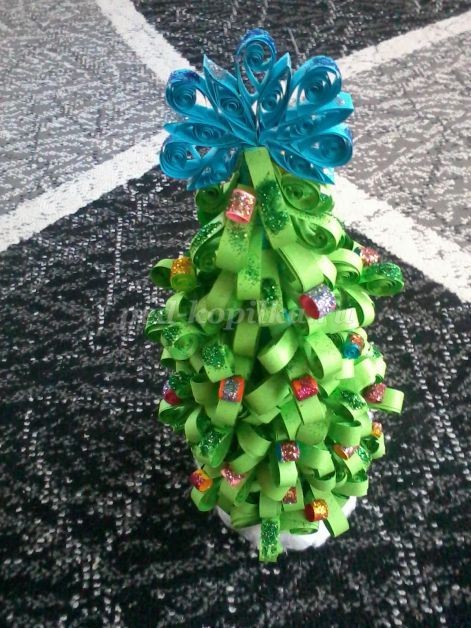 Ёлочка в технике квиллинг: мастер-класс, часть 1