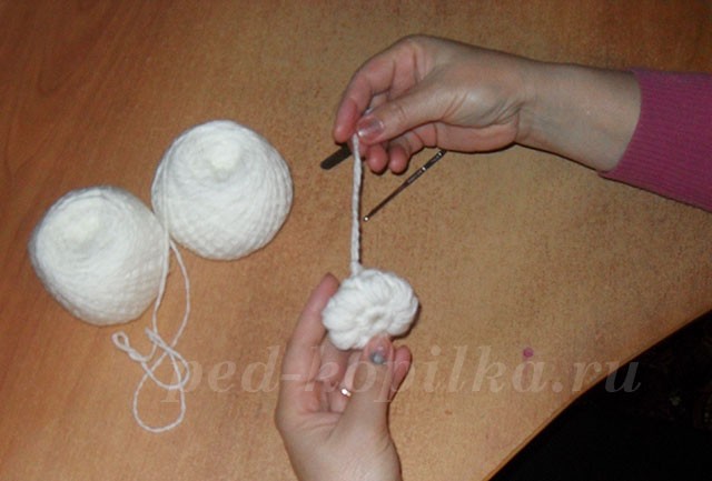 Вязаный чеснок: мастер-класс