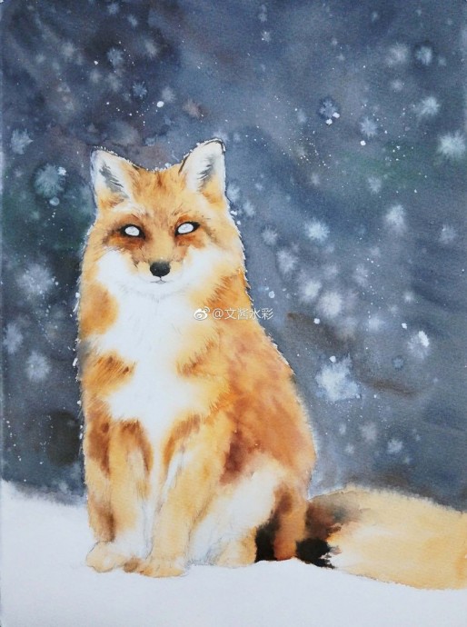 ​Рисуем рыжую лису