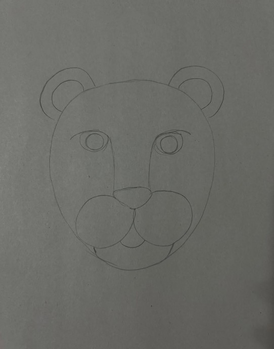 ​Рисуем льва