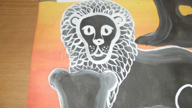 ​Африканская живопись тингатинга: мастер-класс, часть 2