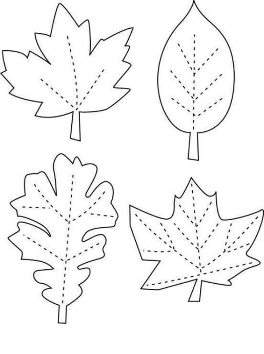 Необычные осенние веночки из фетра: идеи и шаблоны листиков