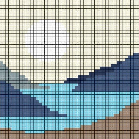 Вышиваем с детьми пейзажи Вышиваем с детьми пейзажи