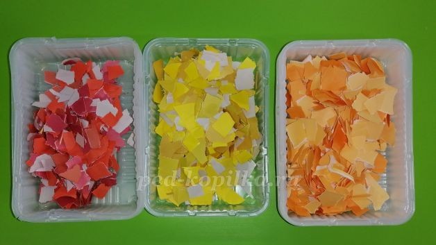 Дерево из цветной бумаги Дерево из цветной бумаги