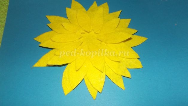 ​Шкатулка "Подсолнух" детскими руками: мастер-класс, часть 2