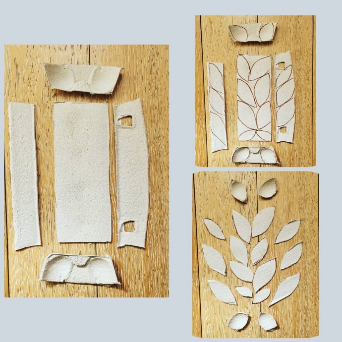 Сочный венок из лотков