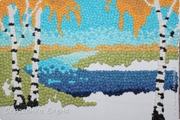 Картина из салфеток Картина из салфеток