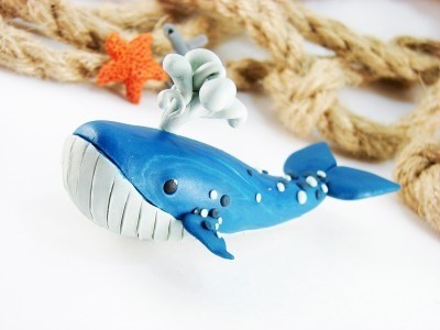 Лепим с детьми кита Лепим с детьми кита