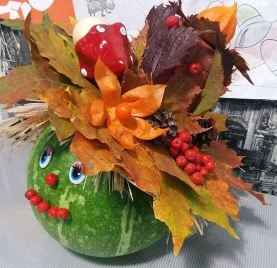 Необычные композиции из тыковок Необычные композиции из тыковок