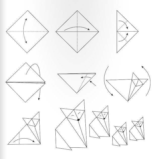 ​Простые модели оригами для детей