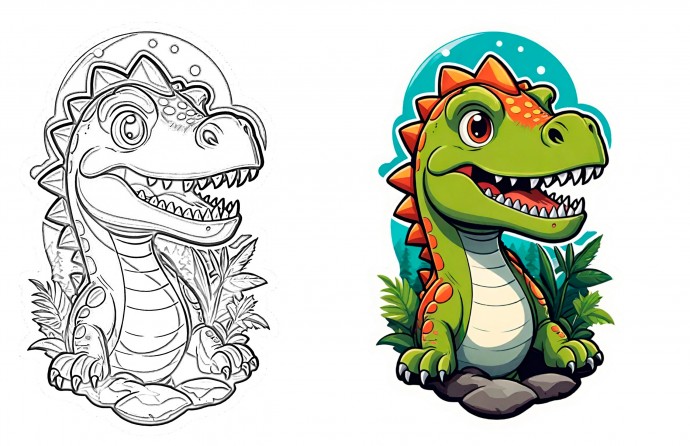 Раскраски "Динозавры" Раскраски "Динозавры"