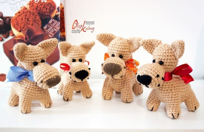 Собачонка из пряжи Собачонка из пряжи