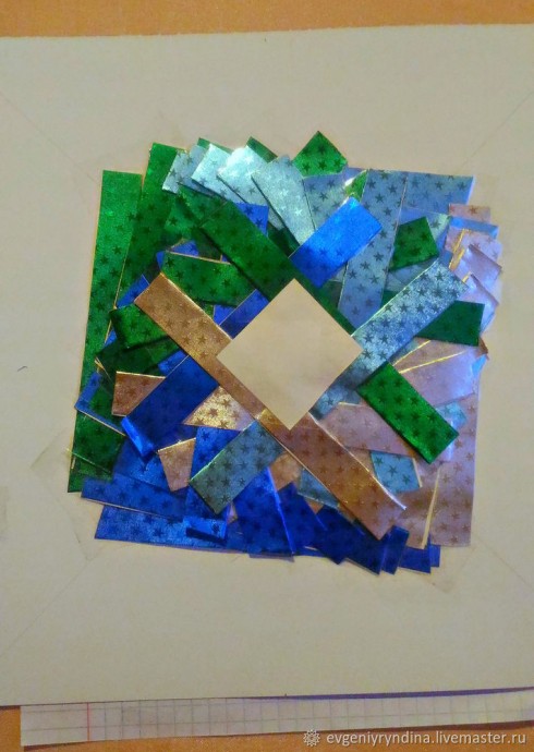 Создаем новогоднюю открытку детскими руками